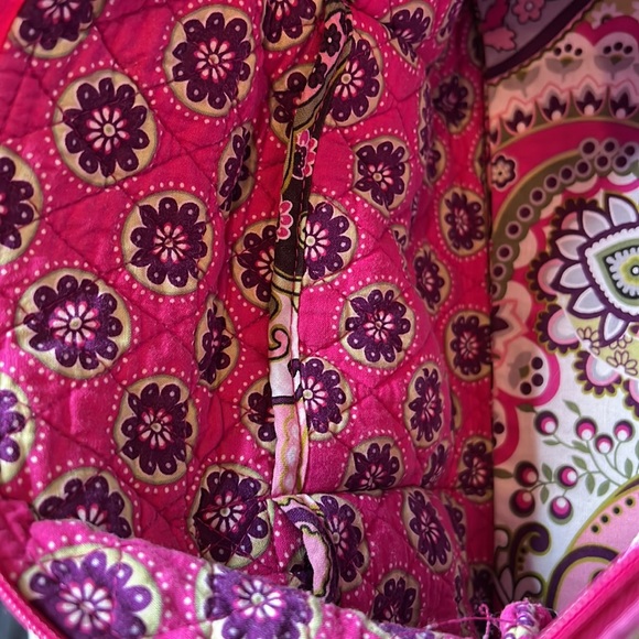 Vera Bradley USA  Pink Purple Florals Med shoulder bag - Picture 7 of 7